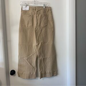 LOFT High Rise Wide Leg‎ Jeans Tan Women’s Size 6/28